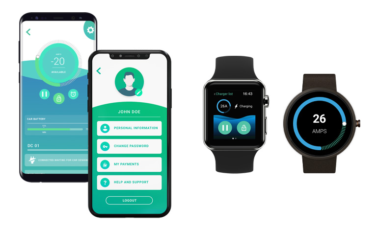 MyWallbox : une application mobile et une application pour montres connectées 